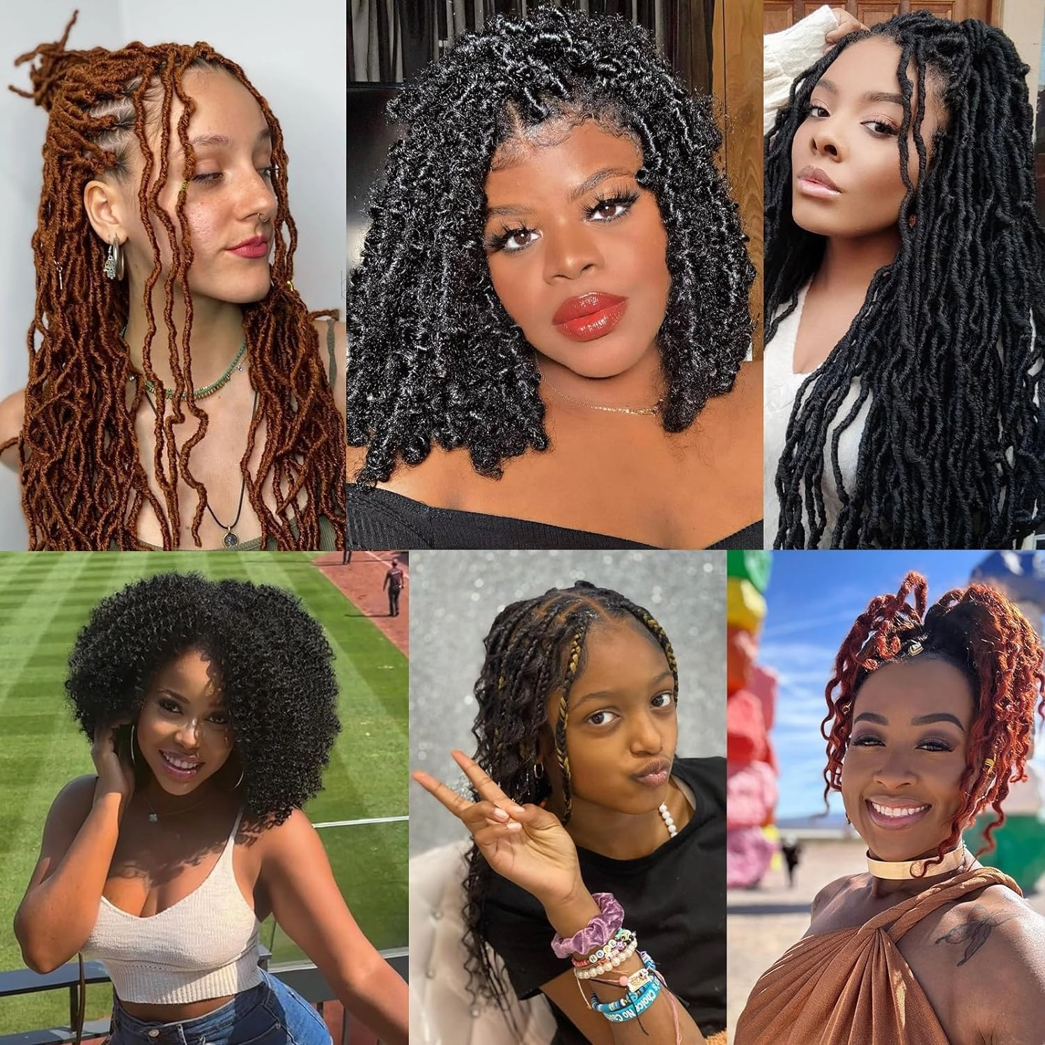 Marley Twist Braiding Hair 8 packs, Springy Afro Twist Hair Pre-Separated Kinky Twist Crochet Hair Braids for Distressed Soft Locs Spring Twist Hair for Black Women (2#, 12 Inch(Pack of 8))