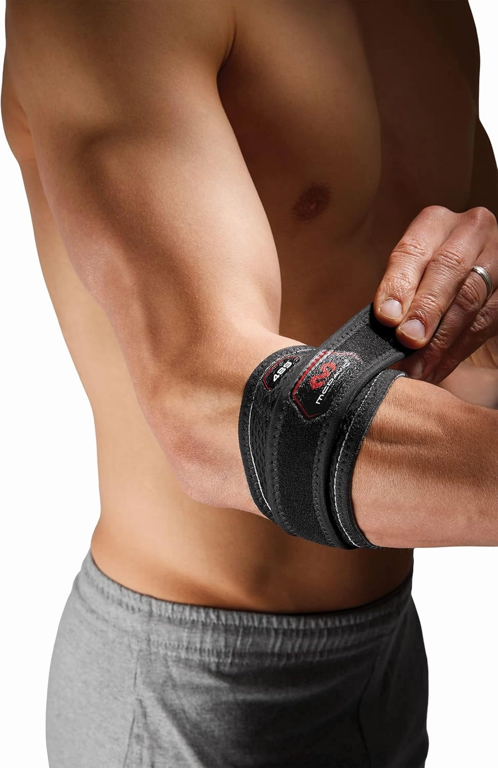 Mcdavid Tennis Pickleball Elbow Brace for Men & Women, Tendonitis Elbow Brace & Strap Golfers Elbow Brace Counterforce Band for Tendon Pain Relief & Support for Forearm