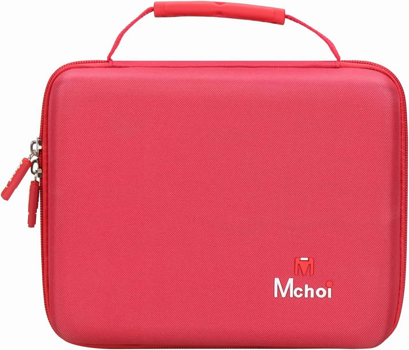 Mchoi Hot Wheels Case Storage for 20 Cars, Toy Car Organizer for Your Matchbox Cars Storage, Red, Case Only