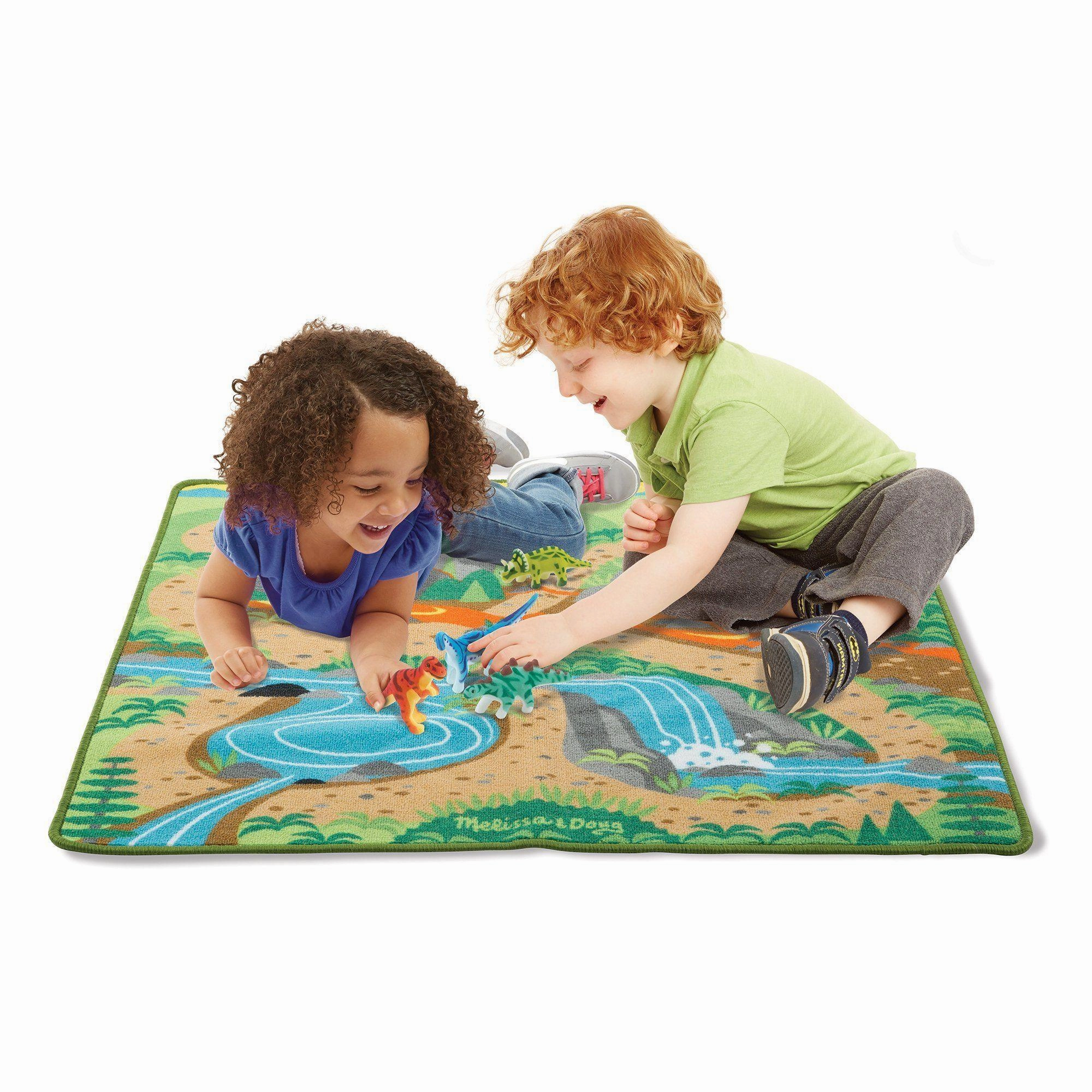 Melissa & Doug 19427 Prehistoric Playground Dinosaur Rug