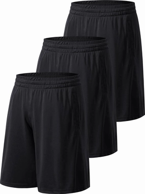 Men's Athletic Shorts with Pockets and Elastic Waistband Quick Dry Activewear Workout Shorts for Men