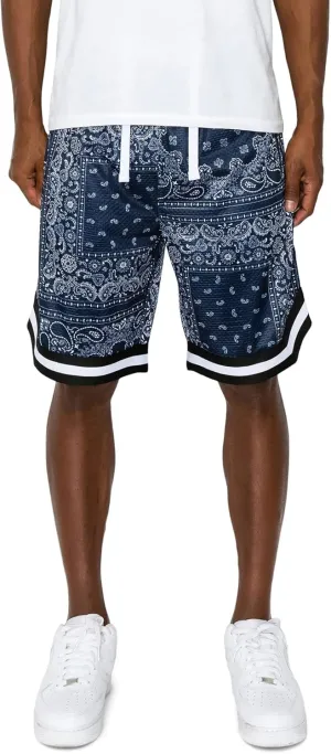 Men's Drawstring Waistband Athletic Basketball Track Shorts