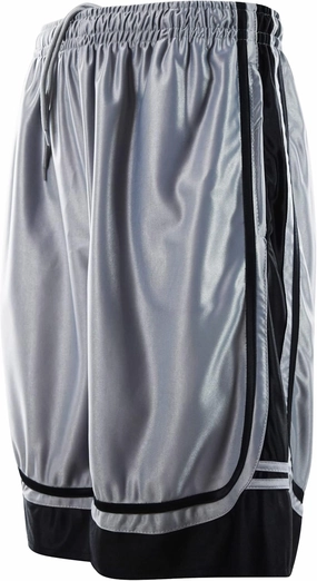 Mens Gym Training Basketball Shorts with Zippered Pockets