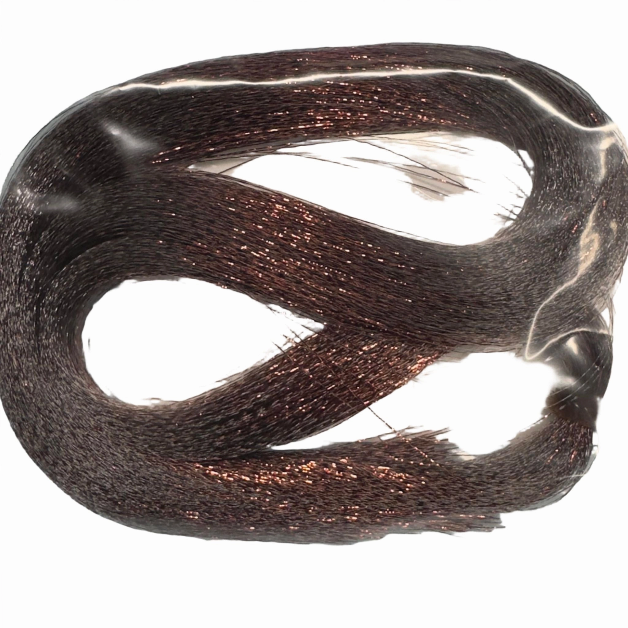 Mesquite X39 Brown Doll Grade Tinsel Shiny Doll Hair