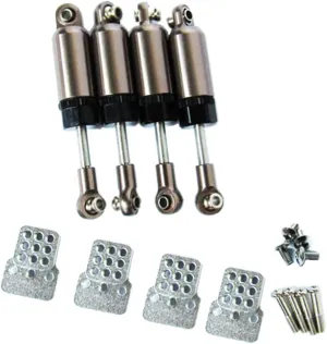 Metal Axial Shock Absorber & Adjustable Mount Kit for 1/16 WPL C24 C14 Pickup Truck RC Car Parts