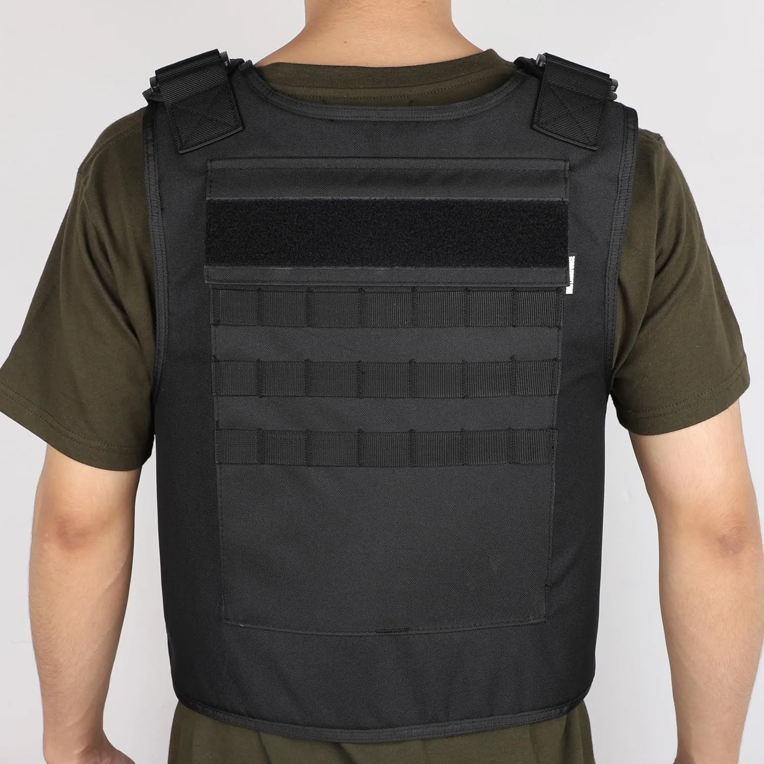 MGFLASHFORCE Tactical Vest for Men, Security Police Fbi Airsoft Vest