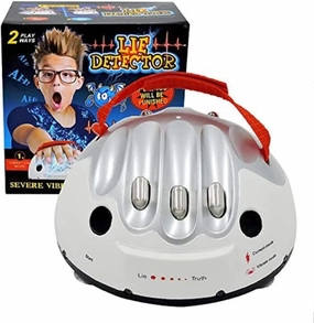 Micro Electric Shock Lie Detector, Shocking Liar Party Game Interesting True or Dare Game Lie Detector Joke Toys Polygraph Entertainment Shock Game,The Best Gift for Truth Game Toys