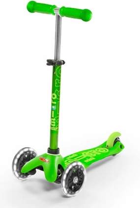 Micro Mini Deluxe Led Skateboard, Youth Unisex, Green, One Size