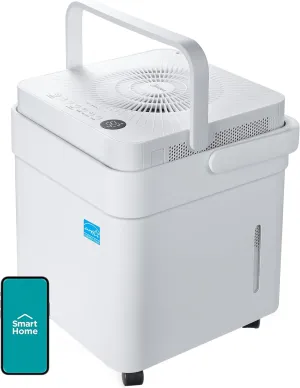 Midea Cube 50 Pint Dehumidifier for Basement and Rooms at Home for up to 4,500 Sq. Ft., Built-in Pump, Drain Hose Included, Smart Control, Works with Alexa (White), ENERGY STAR Most Efficient 2023
