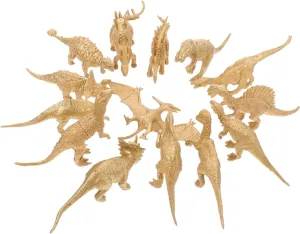 Milisten 14Pcs Simulation Dinosaurs Model Decorative Dinosaurs Crafts for Office Desk Adornment Home Decor Present for Dinosaur Lovers