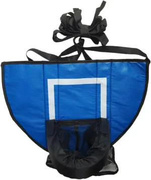 Milisten Basketball Rack for Trampoline Hoops Pool Indoor Sport Slide Adjustable Wall Inflatable Trampoline for