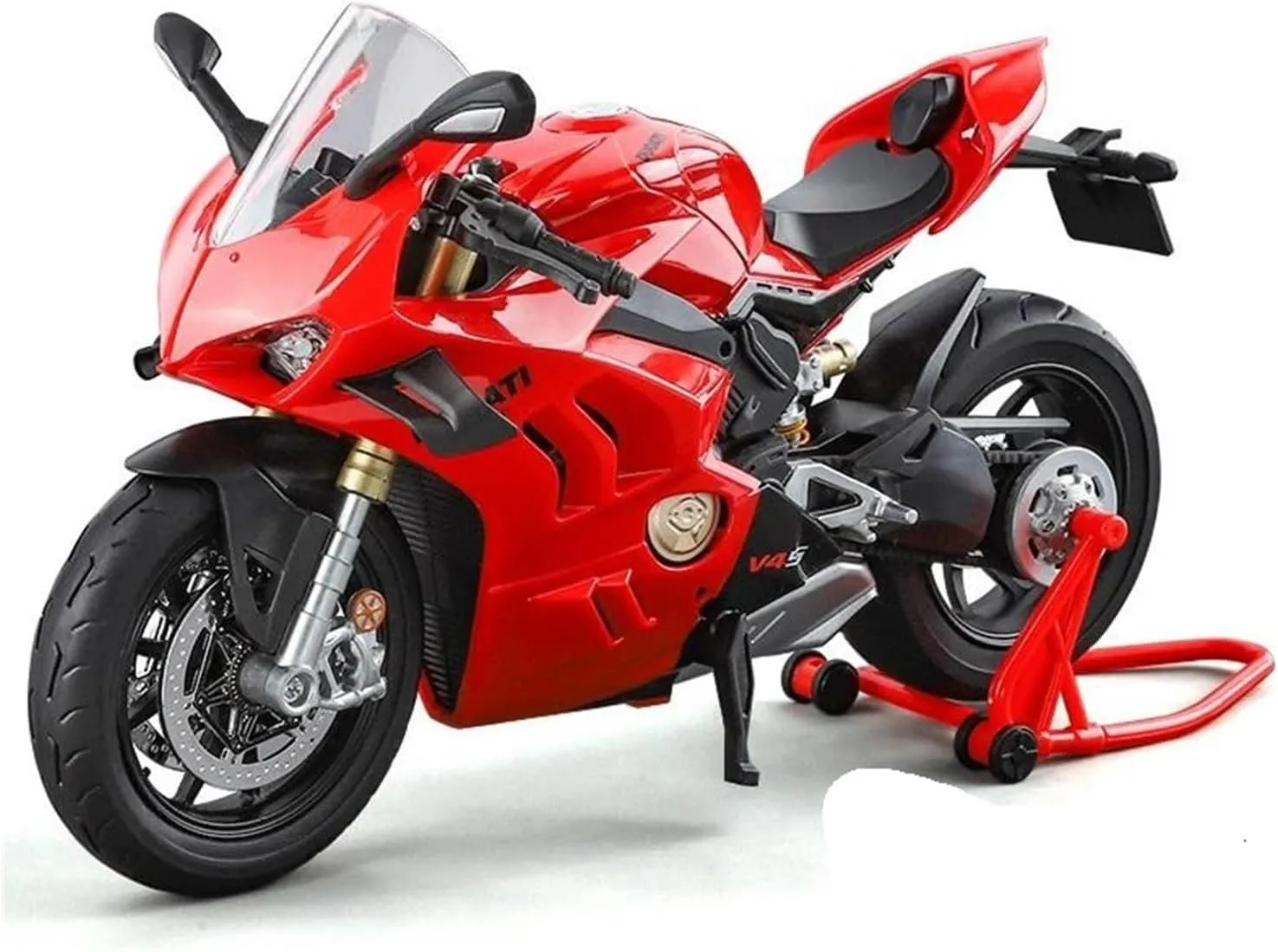Mini Simulation Motorcycle Toys 1/9 for Ducati Panigale V4S Alloy Race Simulation Motorcycle Model Children's Gift Adult for Boys