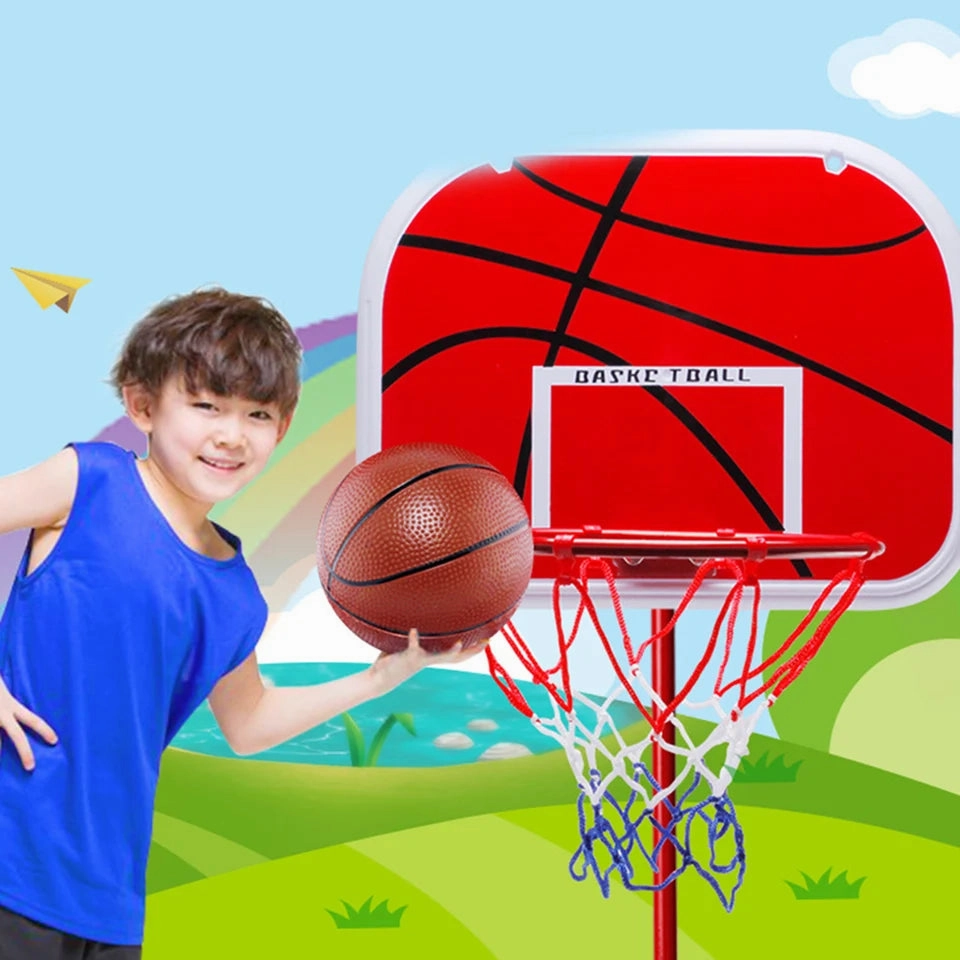Mini Basketball HoopBall and Pump Portable Basketball Hoop Basketball Hoop Set Indoor Outdoor Play for Kids