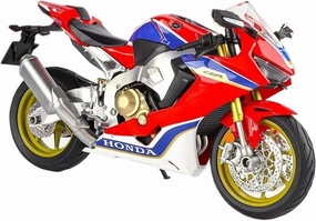 Mini Simulation Motorcycle Toys 1: 9 for Honda CBR1000 Dual R Simulation Micro Alloy Motorcycle Toys with Lights and Shock Absorbers Adult for Boys(Red)