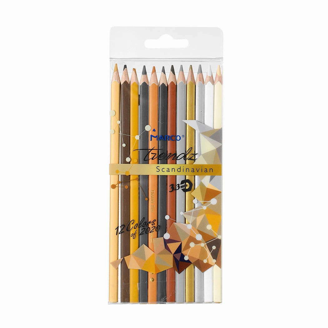 MINISO PET Box 12 Colored Pencils Brown