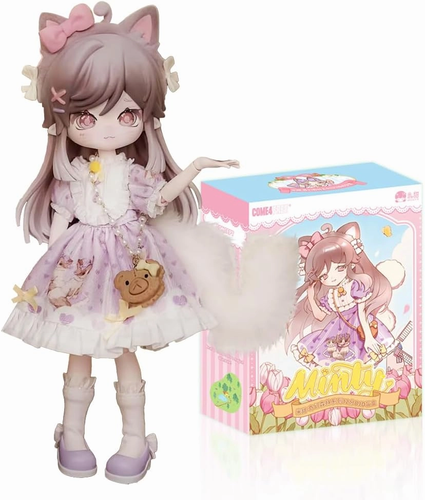 Minty The Fantasy Forest Series 1/12 BJD Doll OB11 Size Action Figures Collectable Anime Figures Dolls Mystery Box Boy Girls Gifts (Single Box)