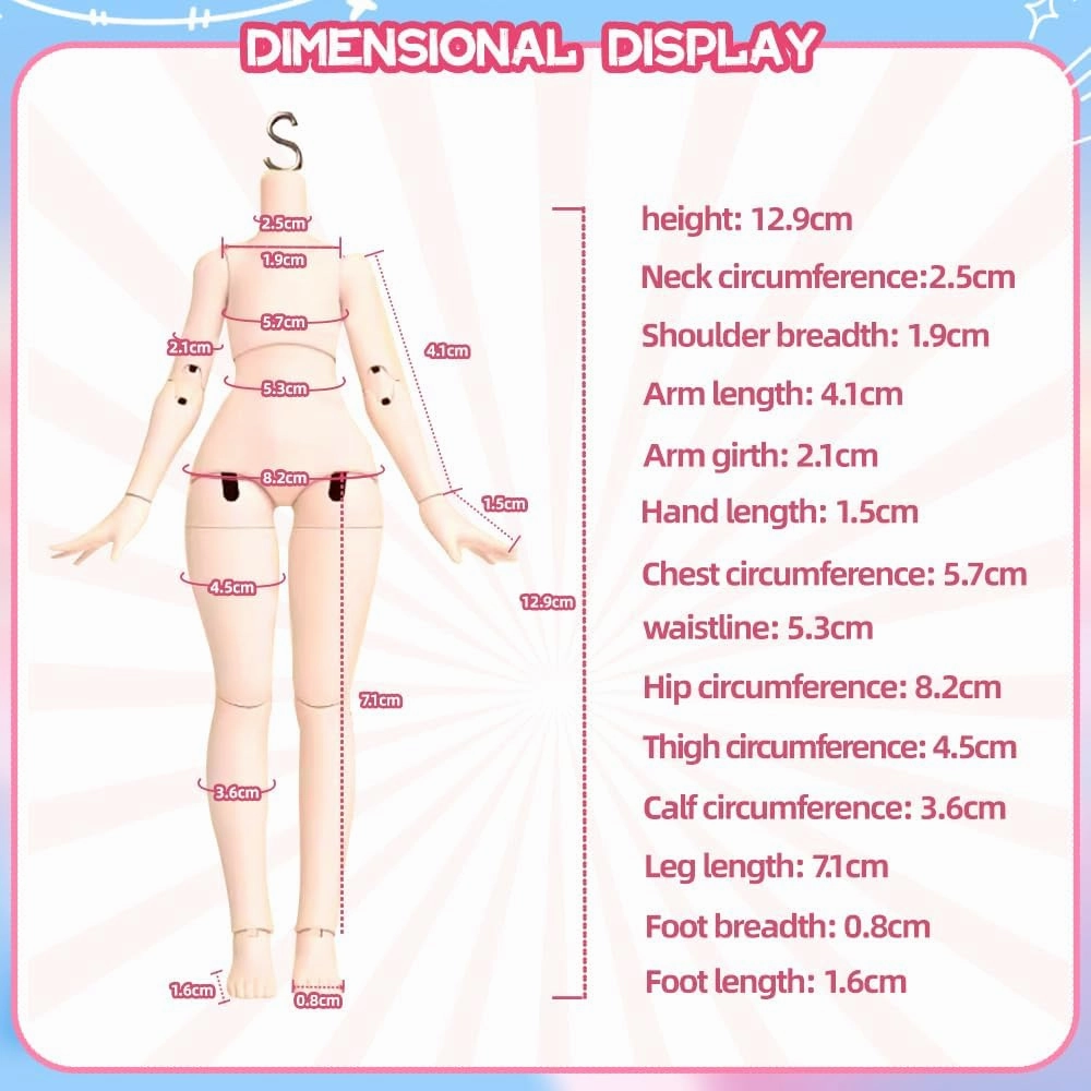 Minty The Fantasy Forest Series 1/12 BJD Doll OB11 Size Action Figures Collectable Anime Figures Dolls Mystery Box Boy Girls Gifts (Single Box)