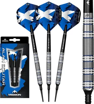 Mission Alan Soutar Blue & White 90% Soft Tip Darts 22 g