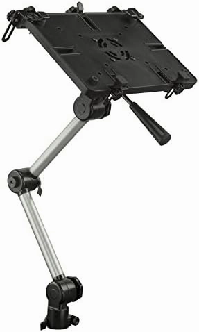 Mount-It! Laptop Vehicle Mount, No-Drill Computer Seat Mount, Full Motion Adjustable Design for Auto, Truck, Car, Van Use