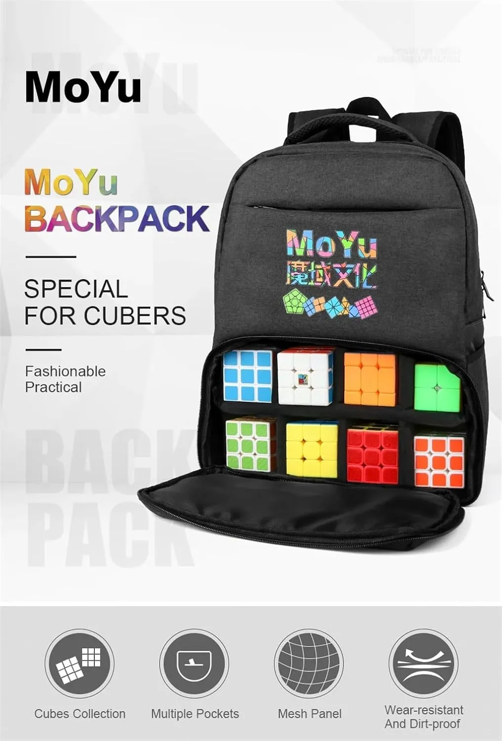 MOYU Puzzle Storage Bag Magic Cube Bag Puzzle Collection Backpack Shoulder Bag