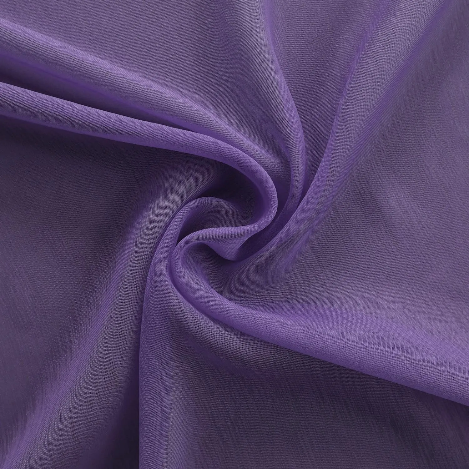 Mrs.Naturall Royal Purple Room Decor Set of 2 Grommet Transparent Voile Sheer Curtains for Living Room Kids Girls Bedroom 84 Inch Length Women Decorations Violet Plum Dark Purple