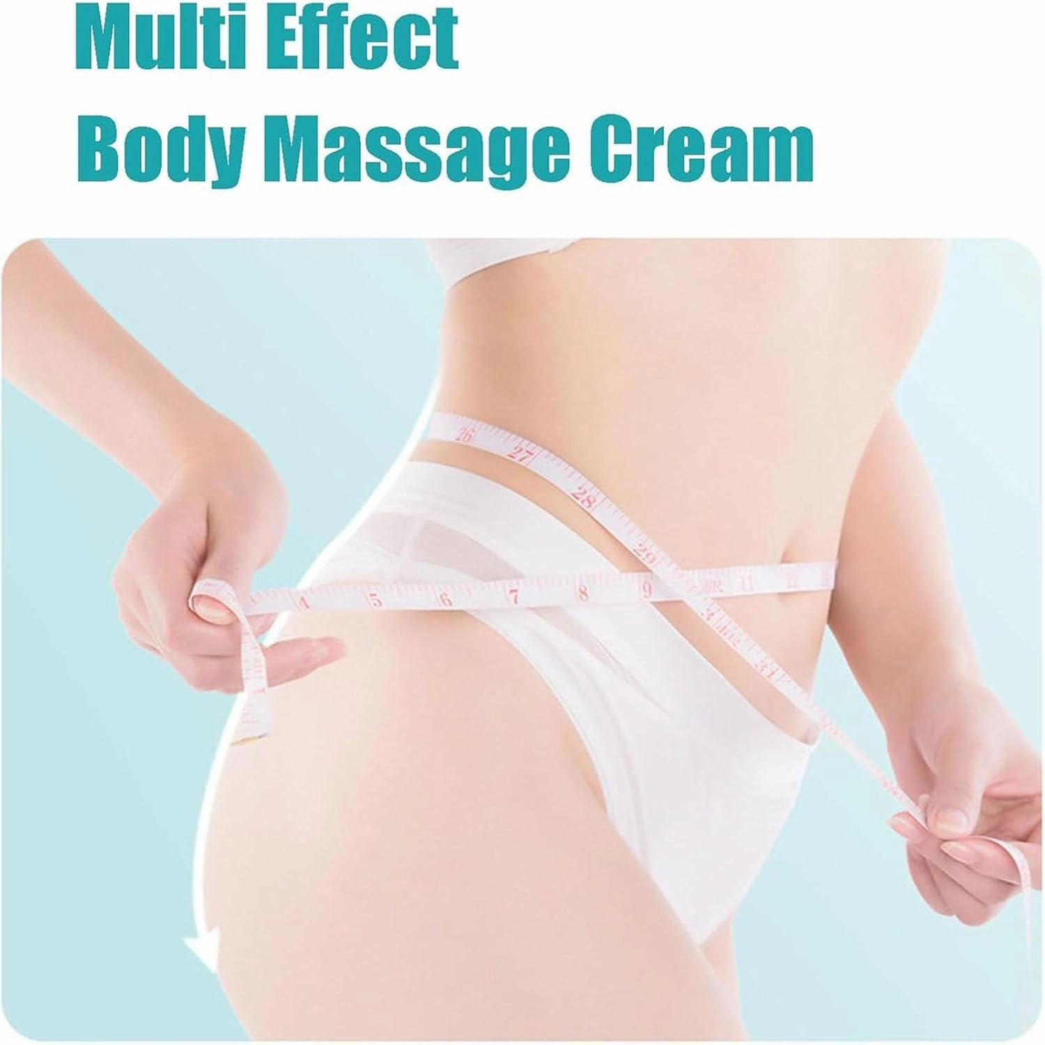 Multi Effect Body Massage Cream, Beauty Figure Body Slimming Massage Cream, Skin Tightening Body Crema, Firming Lotion Body Moisturizer Lifting Cream, for All Skin - 60g (3Pcs)