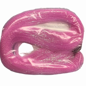 Muse Pink X51 Doll Grade Tinsel Shiny Doll Hair