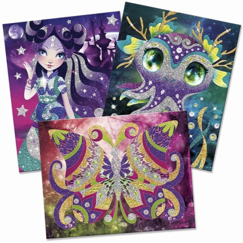 Nebulous Stars - Glitter & Foil Art