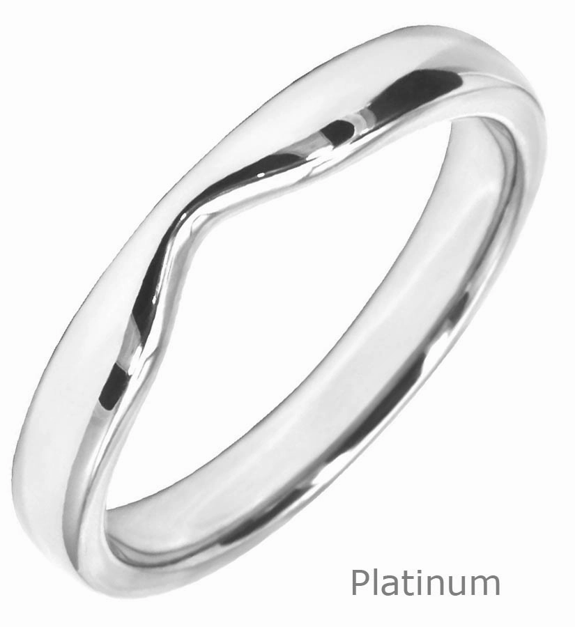 Nesting Wedding Ring Or Offset Curve Wedding Ring