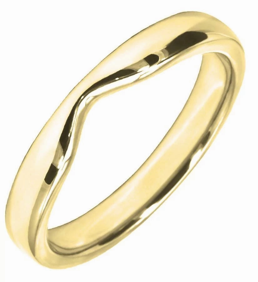 Nesting Wedding Ring Or Offset Curve Wedding Ring