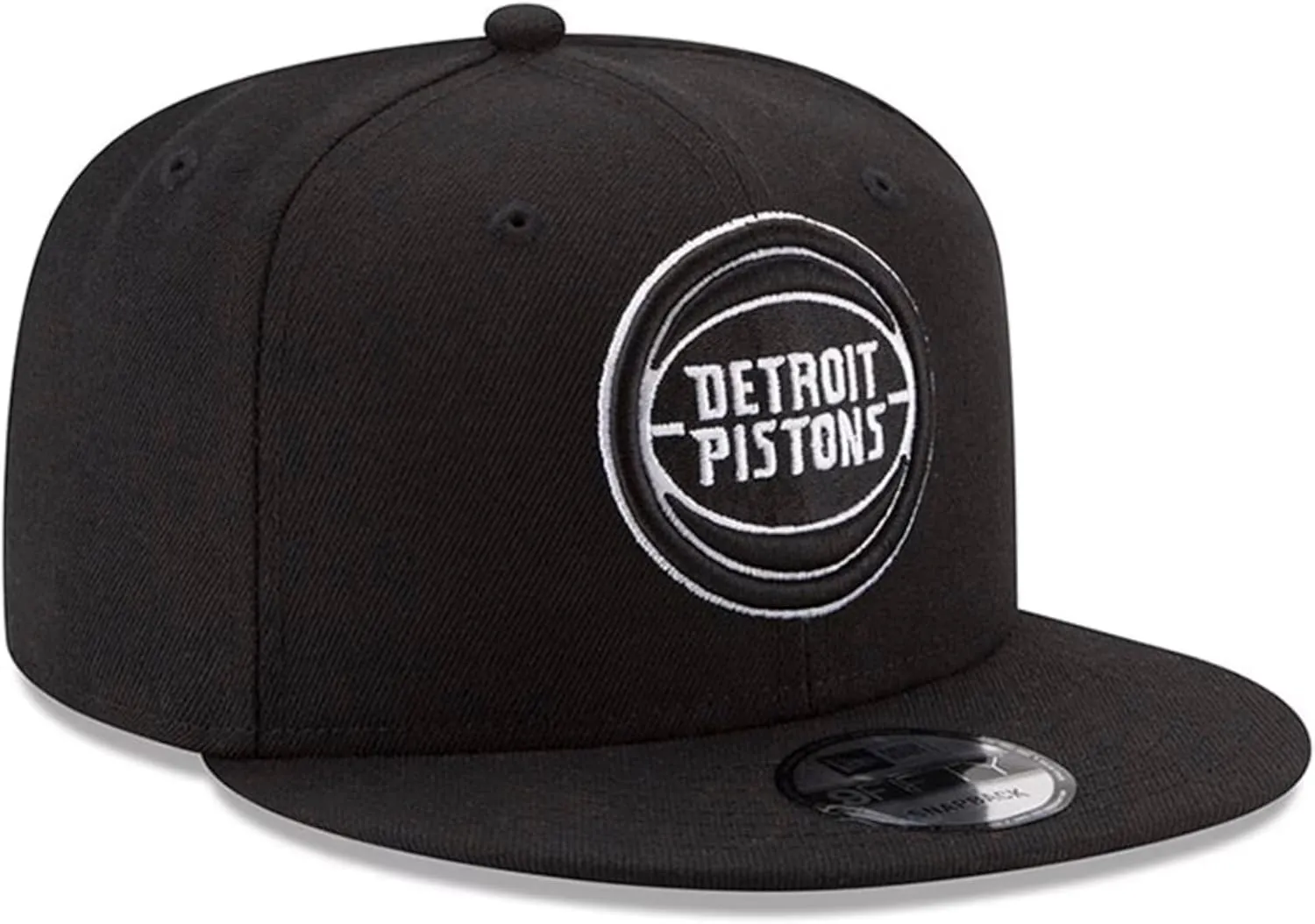 New Era NBA 9FIFTY Black White Adjustable Snapback Hat Cap One Size Fits All