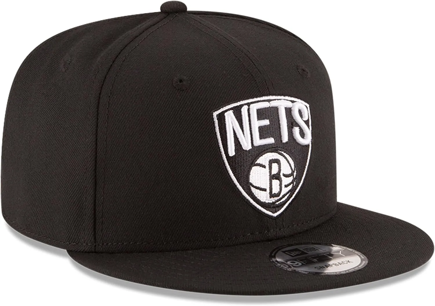 New Era NBA 9FIFTY Black White Adjustable Snapback Hat Cap One Size Fits All