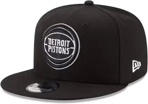 New Era NBA 9FIFTY Black White Adjustable Snapback Hat Cap One Size Fits All
