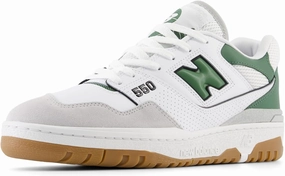 New Balance shoe 550, White Green, 10 US