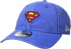 New Era Cap Young Men's Superman Rugged Mini 9twenty Adjustable Cap Hat, Blue, One Size