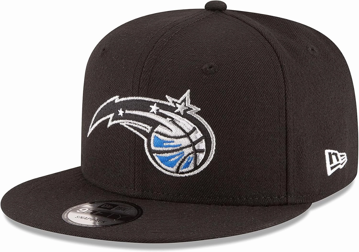New Era NBA Black 9FIFTY Adjustable Snapback Hat Cap One Size Fits All