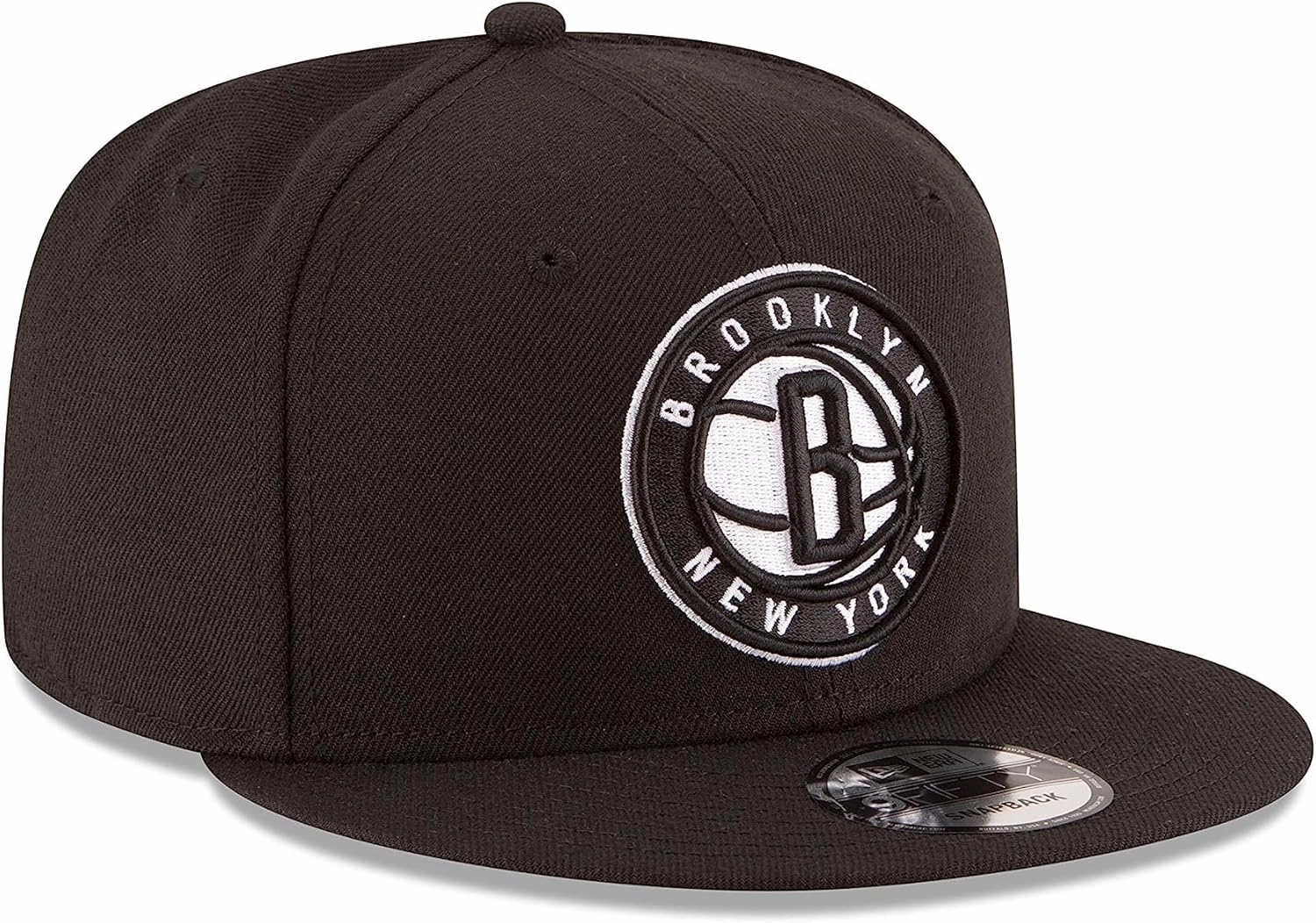 New Era NBA Black 9FIFTY Adjustable Snapback Hat Cap One Size Fits All