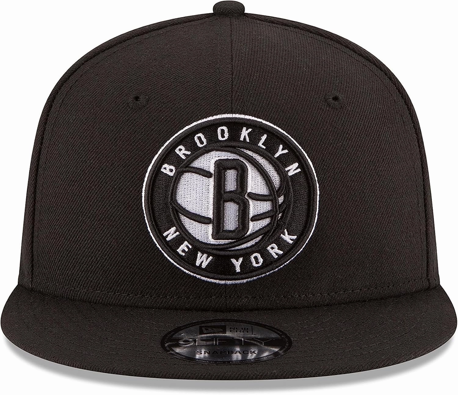 New Era NBA Black 9FIFTY Adjustable Snapback Hat Cap One Size Fits All