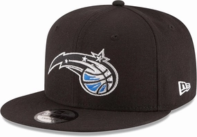 New Era NBA Black 9FIFTY Adjustable Snapback Hat Cap One Size Fits All