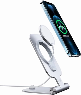 Nillkin MagSafe Charger Stand, Phone Charger Stand Adjustable Mag-Safe Stand for Desk, Adjustable Height Aluminum Compatible with iPhone 15 Pro/14/13/13 Mini/13 Pro/13 Pro Max/12/12 Pro Max/SE 2020