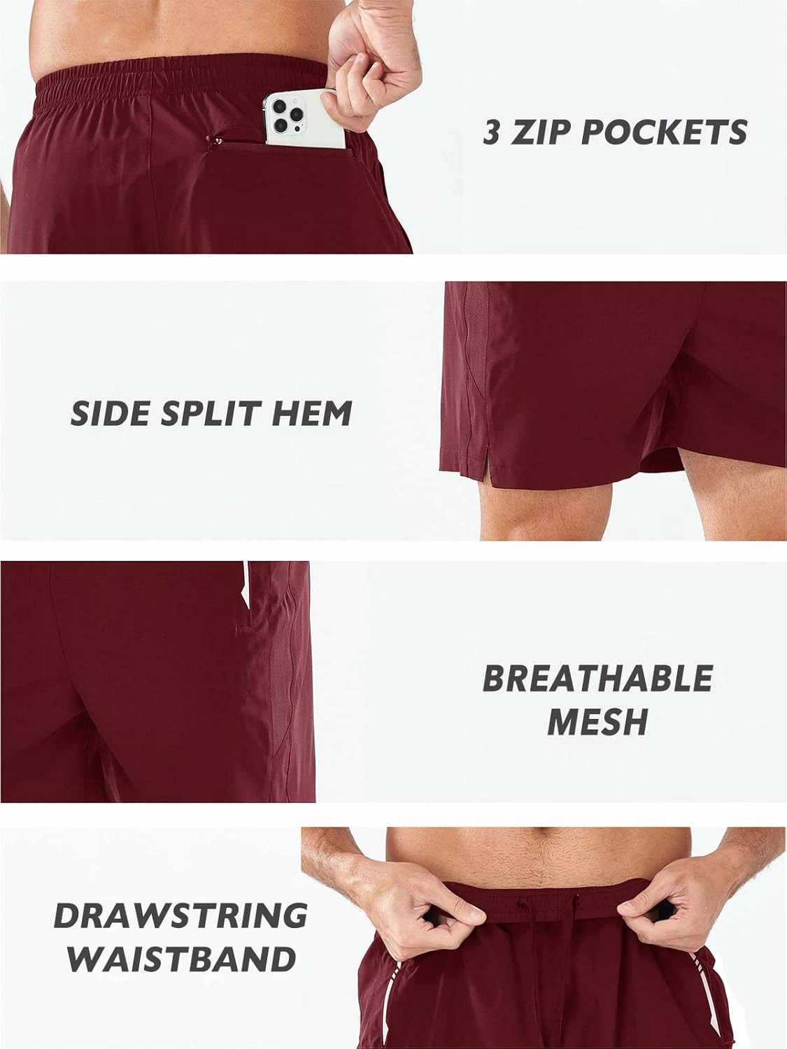 NORTHYARD Men's Running Athletic Shorts 5"/ 7"/ 9" Workout Gym Short Tennis Quick Dry Active Sport Hiking Basketball