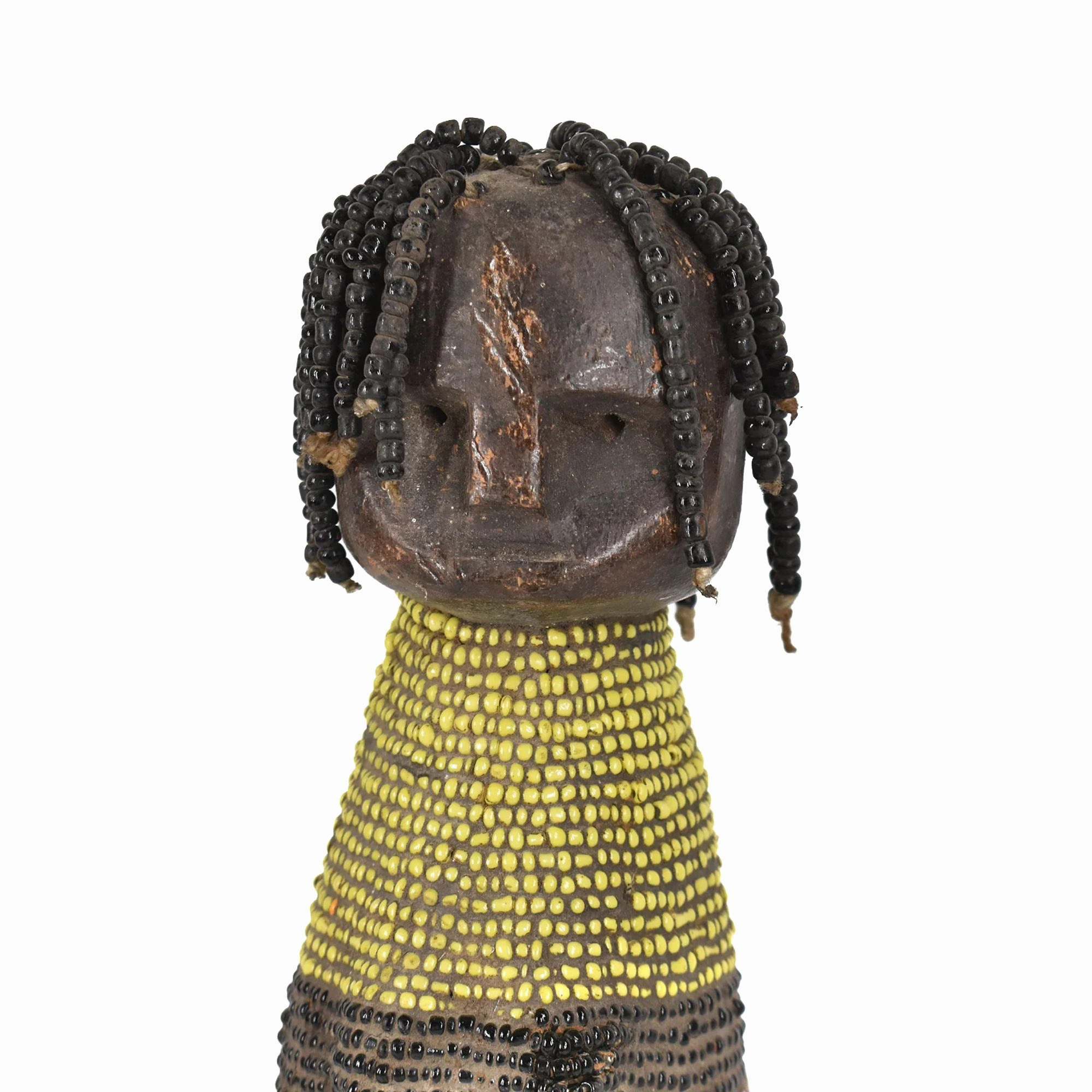 Nyamwezi Beaded Doll on Custom Base Tanzania