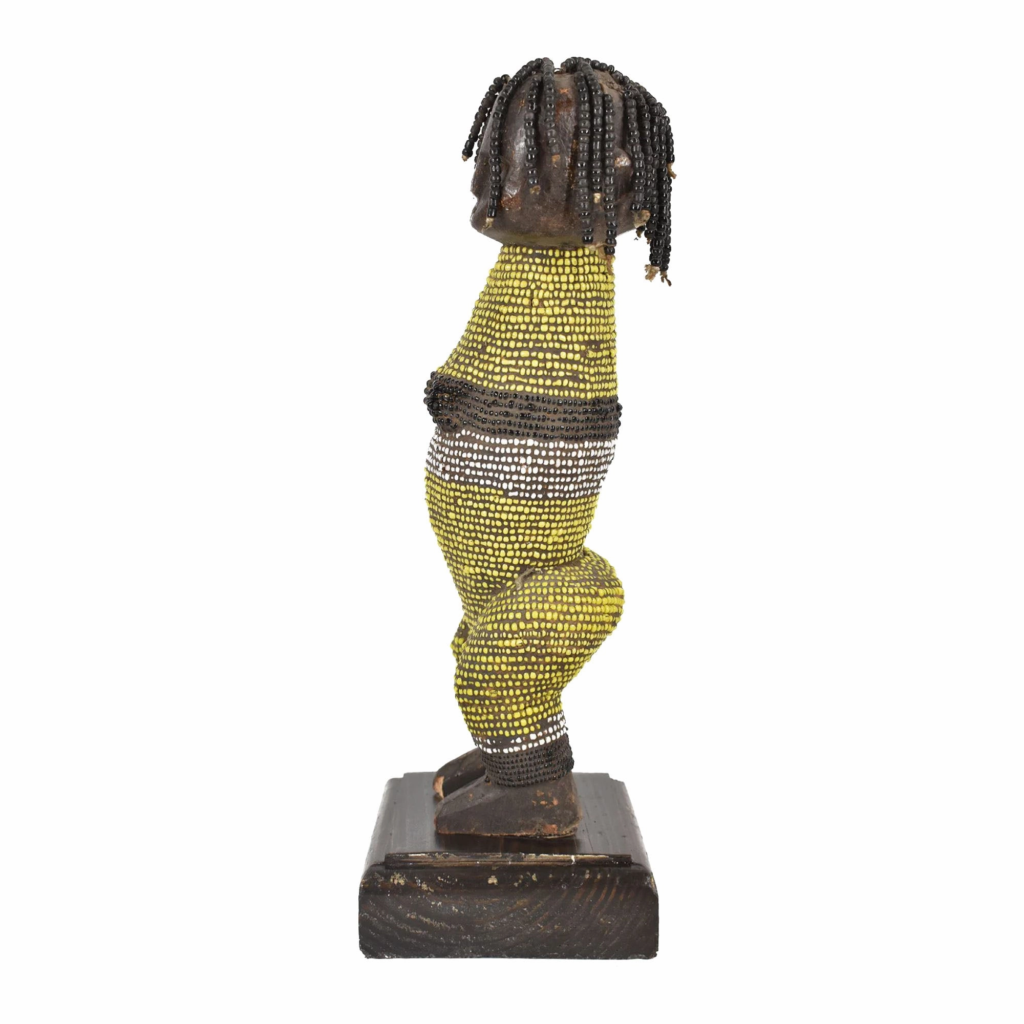 Nyamwezi Beaded Doll on Custom Base Tanzania
