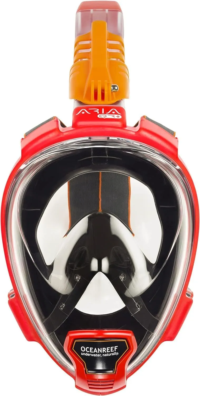 OCEAN REEF - Aria QR   Quick Release Snorkeling Mask - Full Face Snorkeling Mask - 180 Degree Underwater Vision - 8 Colours and 4 Sizes
