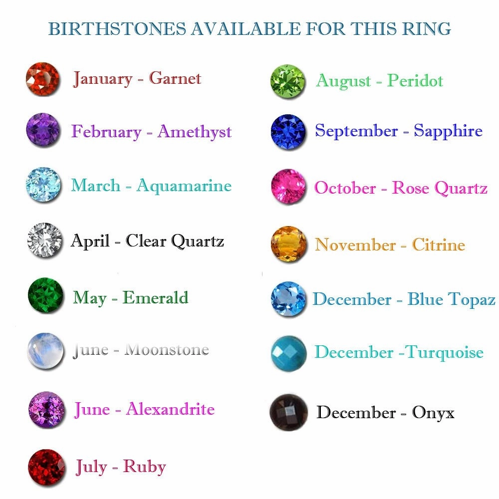 October Birthstone Round Rose Quartz Nine-Stone Half Eternity Ring