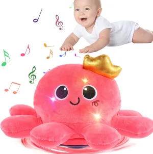 Octopus Crawling Toy - Octopus Toy with Light, Music, Voice Control, and Clap Hands Awake for 2  Year Old Boys and Girls