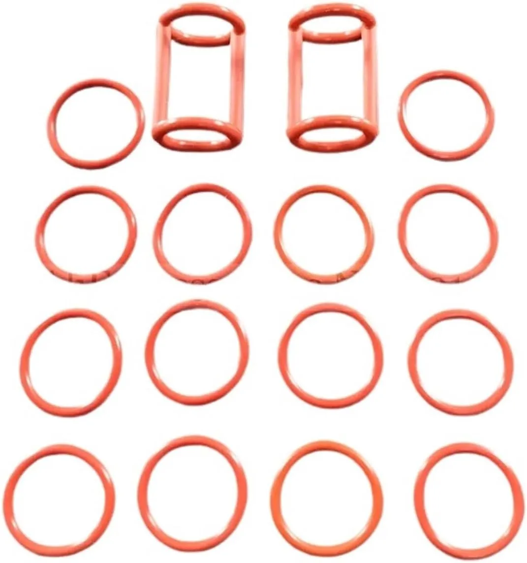 One Bag 16 Seal Rings Spare Parts Gaskets Rubber O-Rings,Compatible For Valve Rods XQ/ZM Soft Ice Cream Machines