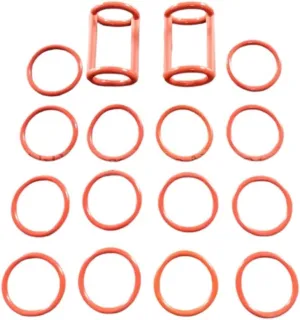 One Bag 16 Seal Rings Spare Parts Gaskets Rubber O-Rings,Compatible For Valve Rods XQ/ZM Soft Ice Cream Machines