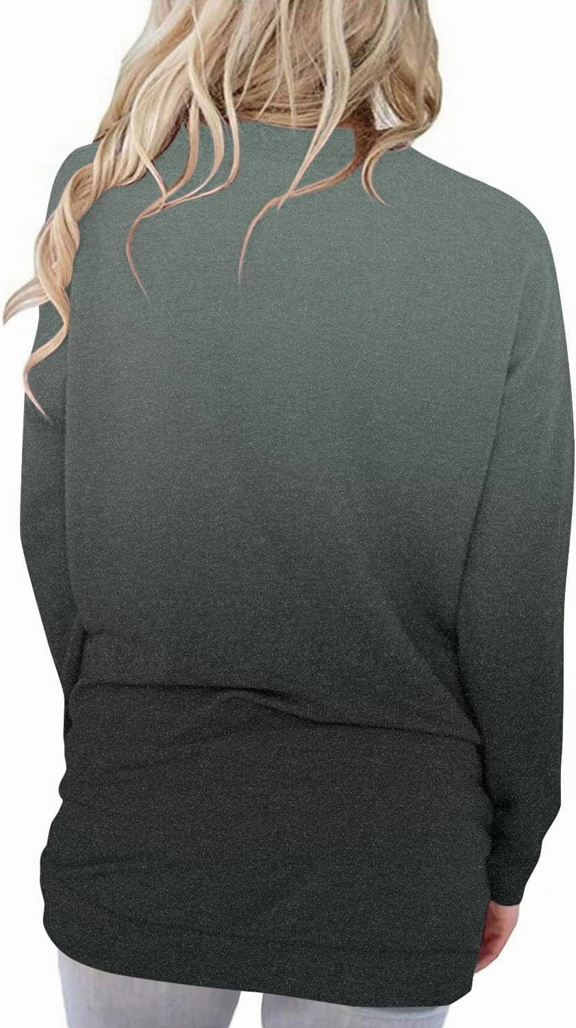 onlypuff Women's Pocket Shirt Graphic Tunic Tops Sweatshirts