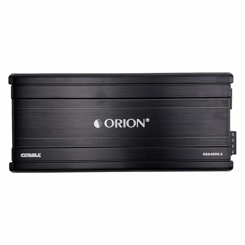 Orion Cobalt Series CBA4500.4 High Efficiency 4-Channel Class A/B Amplifier for Car Audio Stereo - 4500W High Output, 2/4 Ohm Stable, Adjustable Low/High Pass, Bass Boost, MOSFET Power Supply